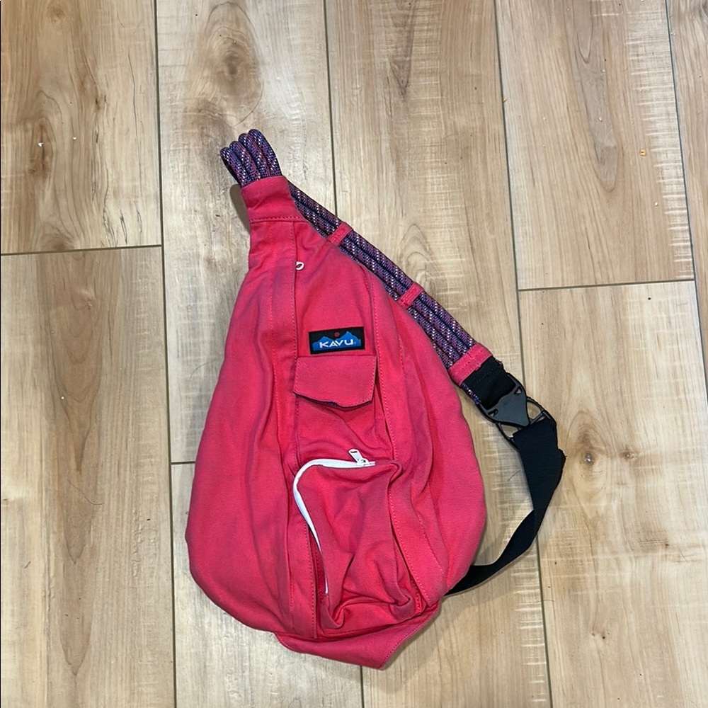 KAVU Pink Rope Sling Bag
